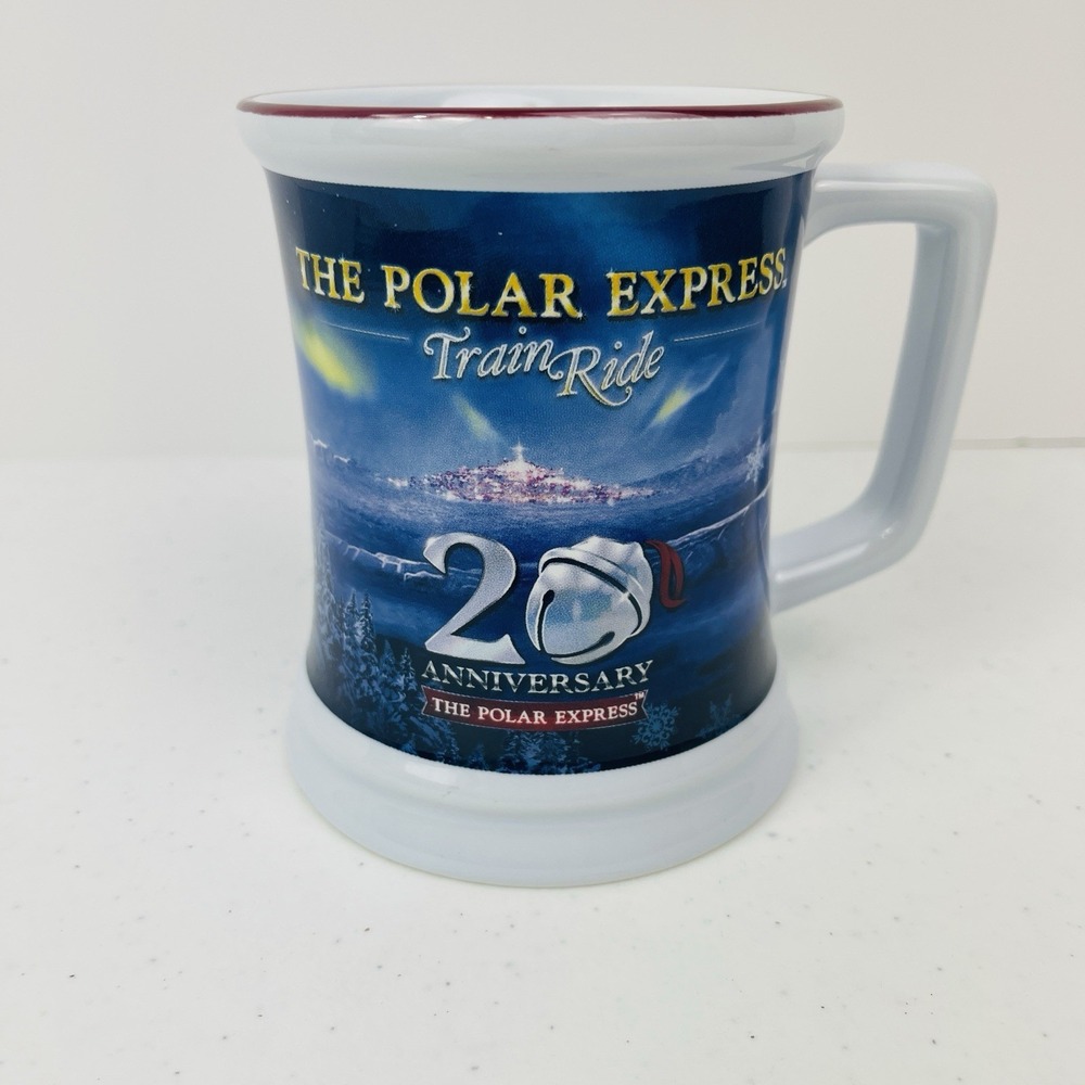 The Polar Express Train Ride 20th Anniversary Mug Coffee Tea Hot Chocolate Cup
